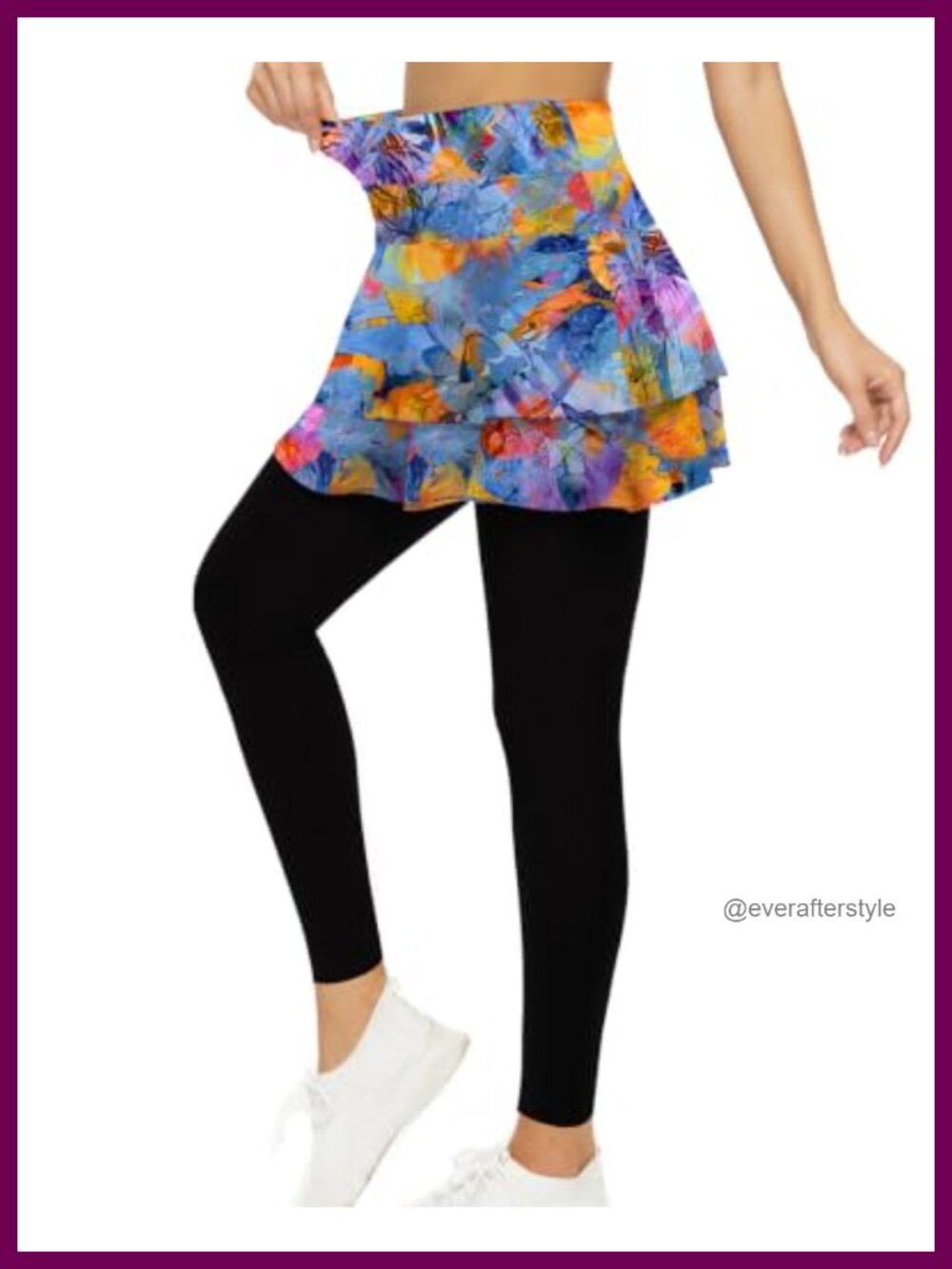 Pleated Tennis Skirted Leggings with Pockets Golf Skort